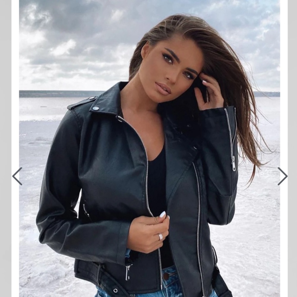 Fashion Nova Vegan Leather Jacket